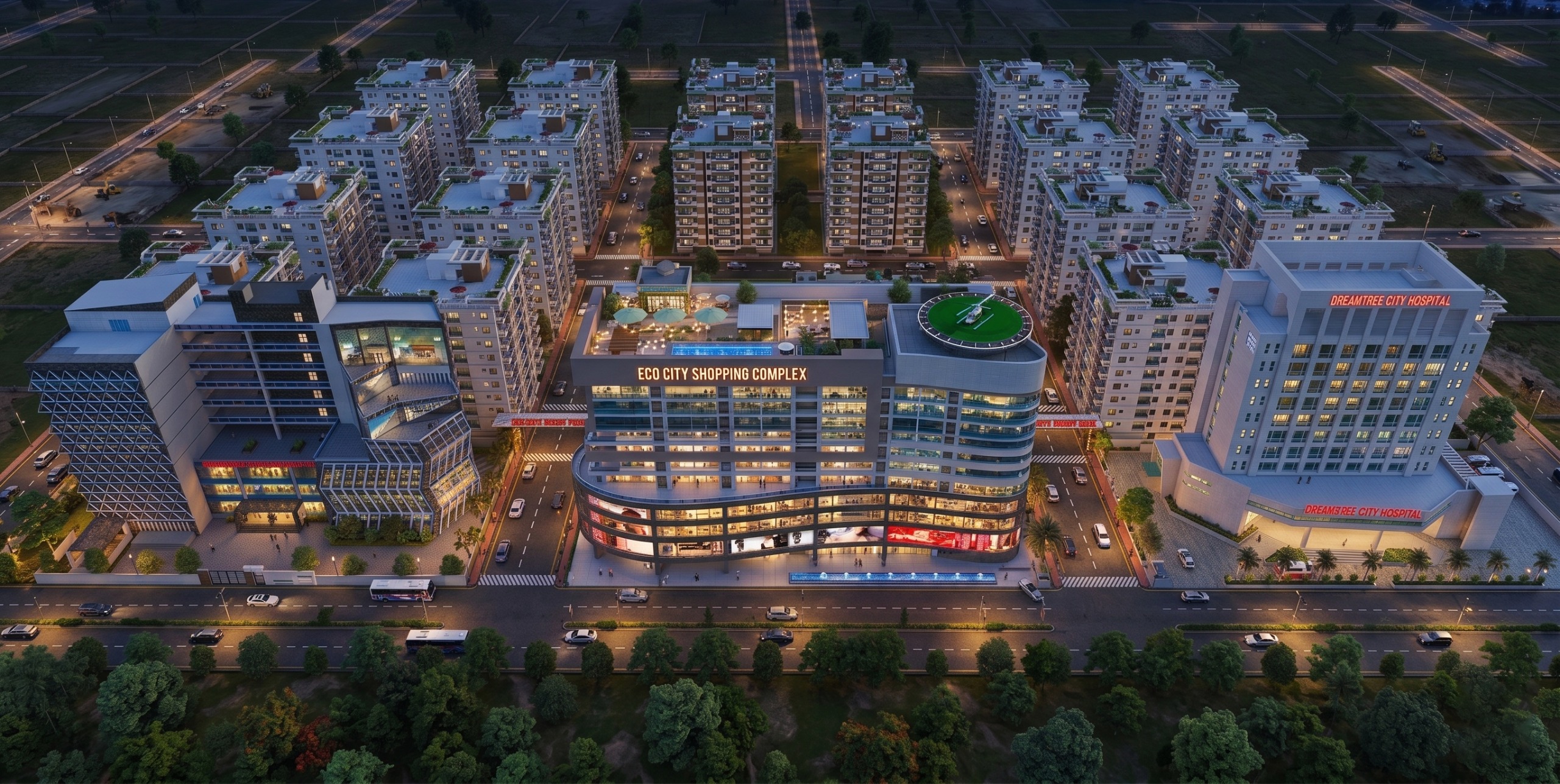  Eco City Smart Zone 3D Animation Project Overview 